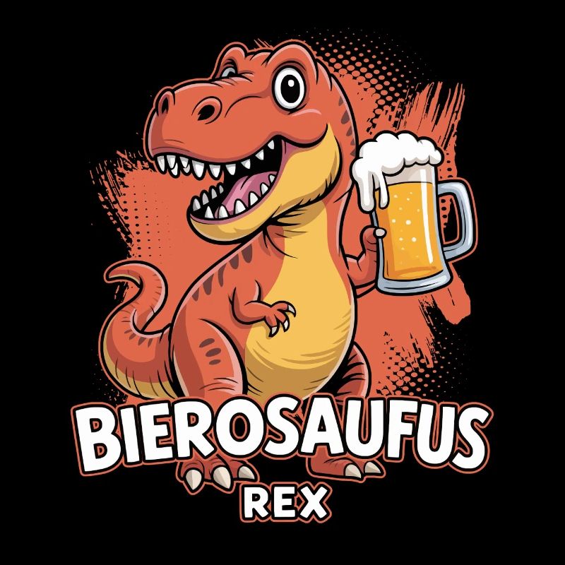Beer Time | Bierosaufus Rex Dinosaurier | Bier