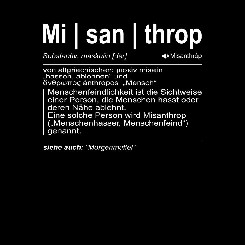 Misanthrop