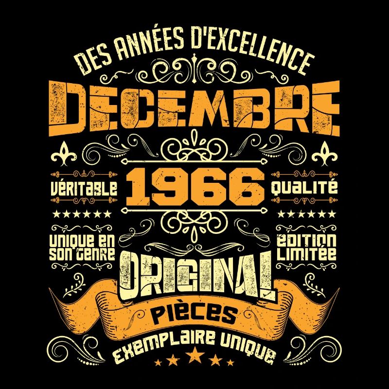 MILLÉSIME DÉCEMBRE 1966 ORIGINAL PIÈCES