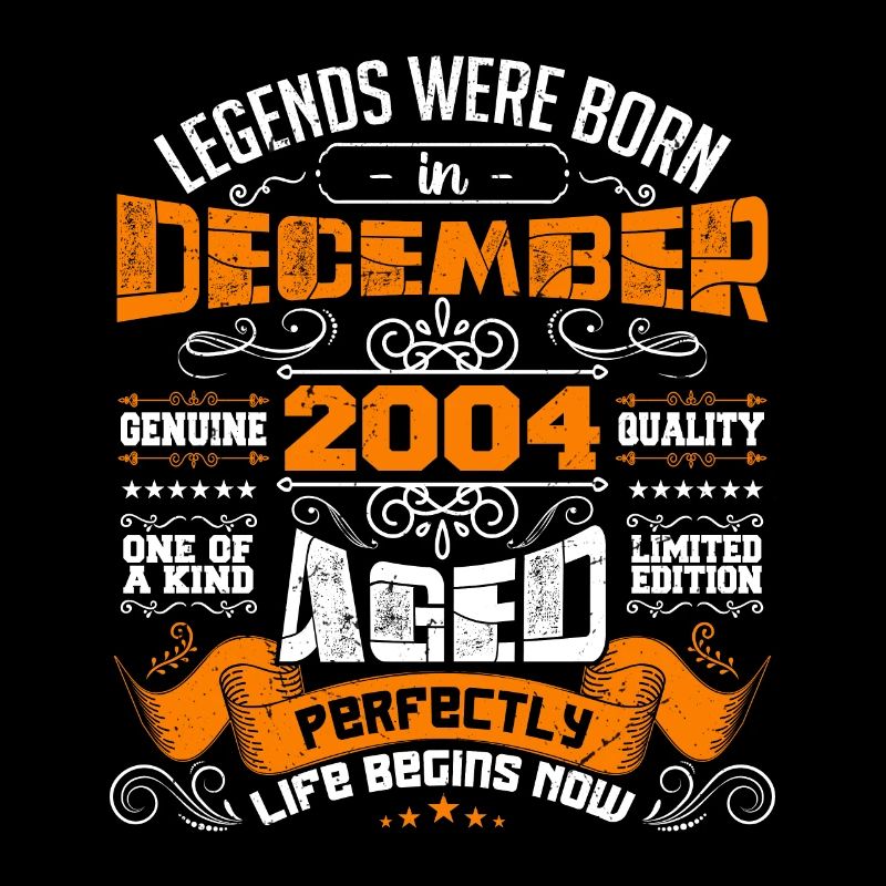 Legends were born in December 2004 | gift
