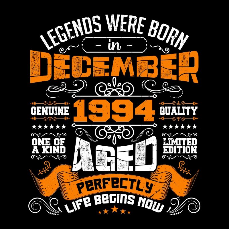 Legends were born in December 1994 | gift