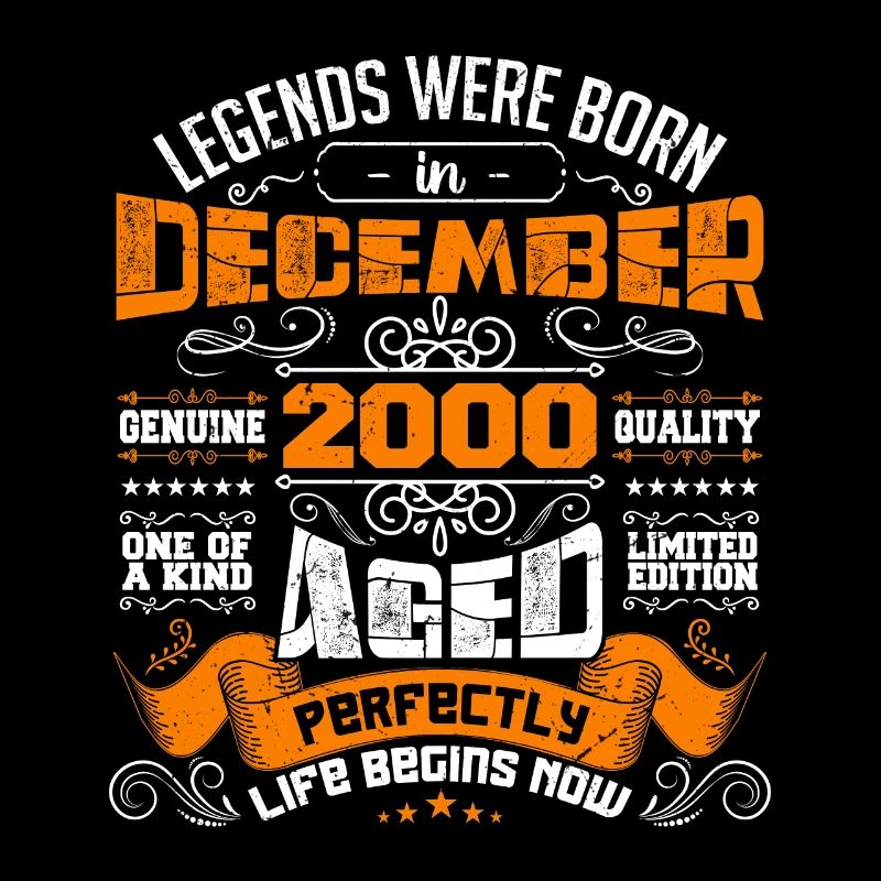 Legends were born in December 2000 | gift