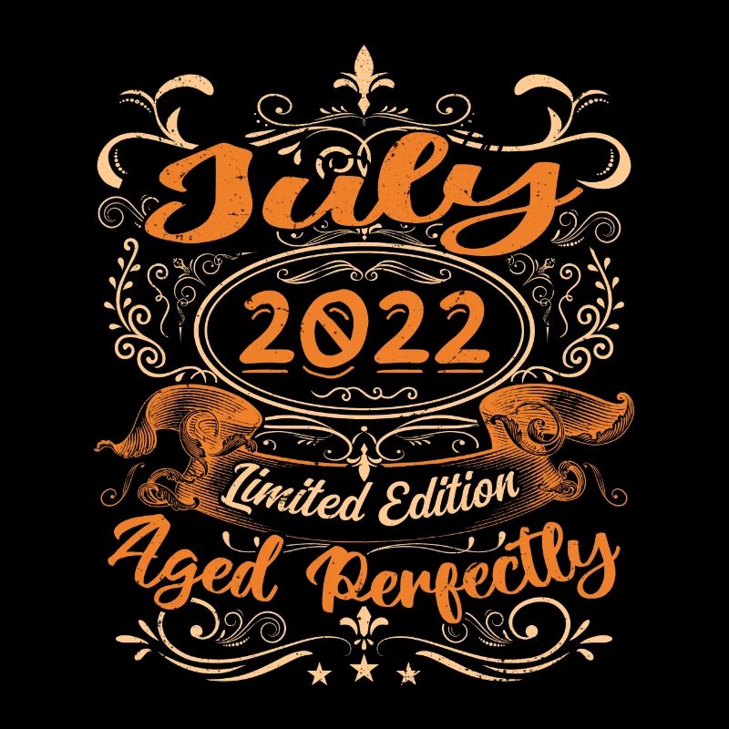Juli 2022 Jubiläums Vintage Geschenkidee 2022
