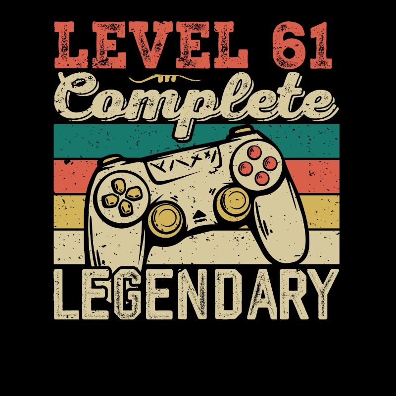 Niveau 61 Complete, Cadeau D'anniversaire 61 Ans