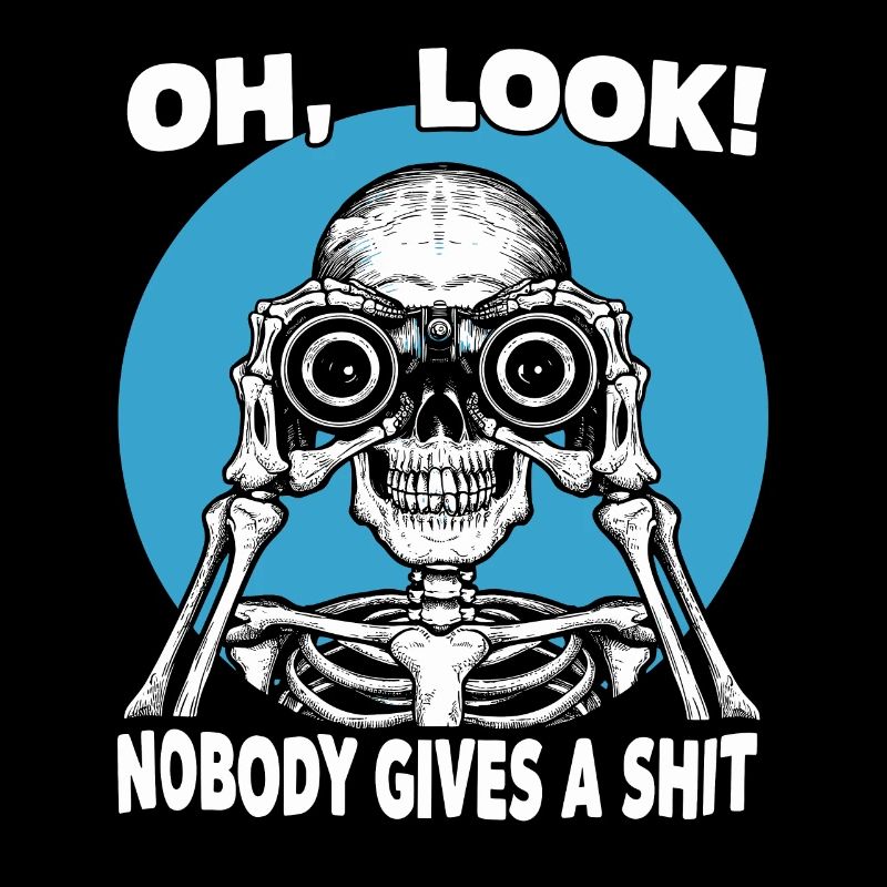 Funny skeleton design