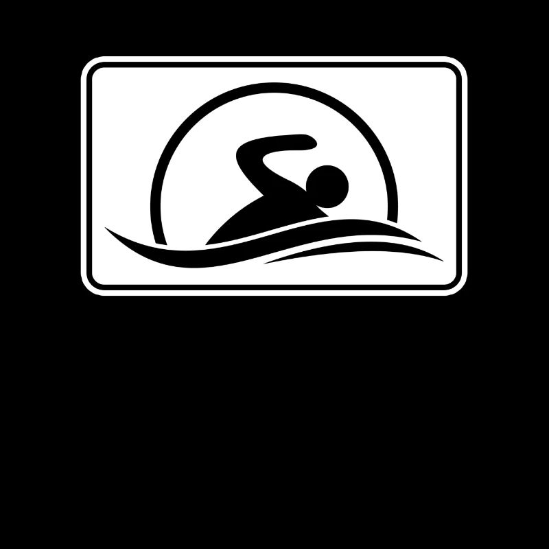 Logo du nageur nageur