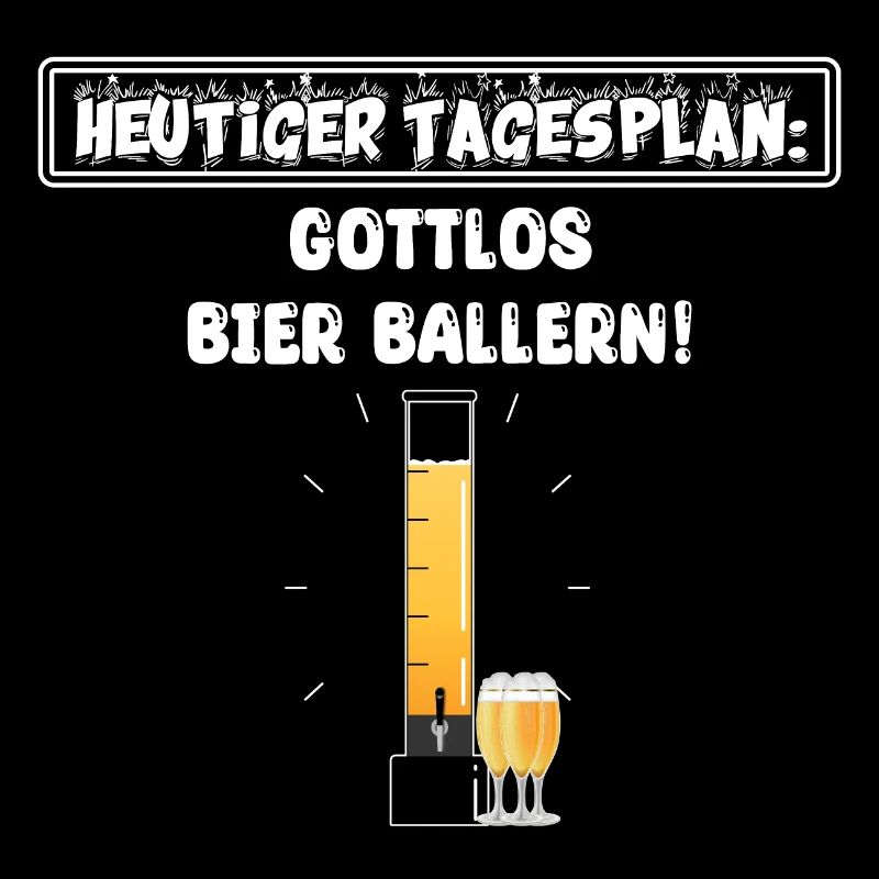 Bier Malle Party Mallorca lustiger Trinkspruch