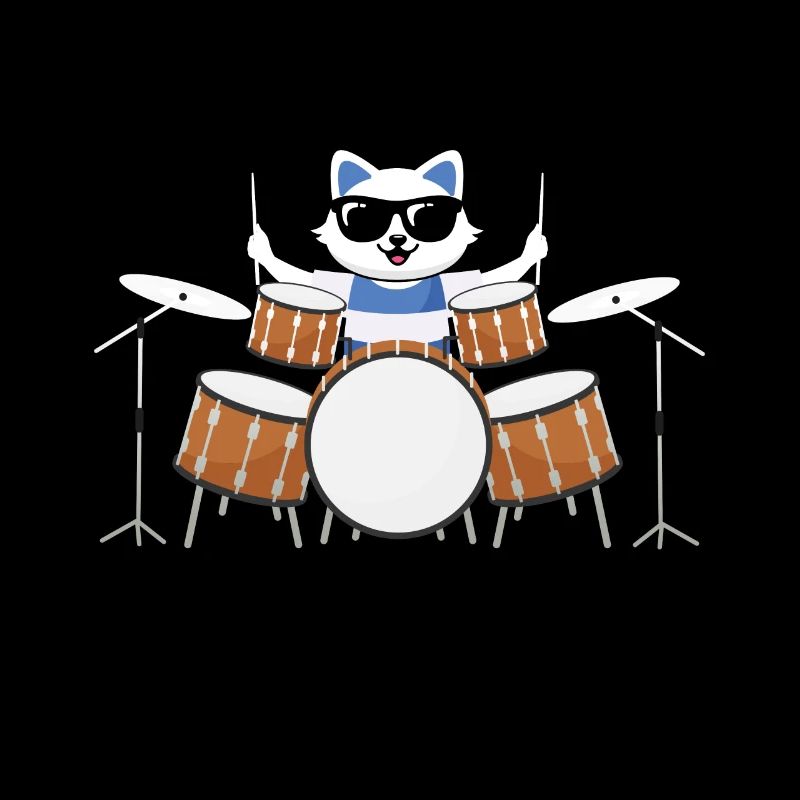 Cat drums