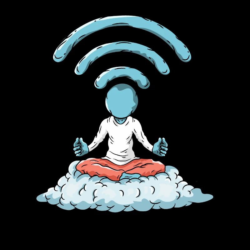 Ordinateur Nerd WiFi