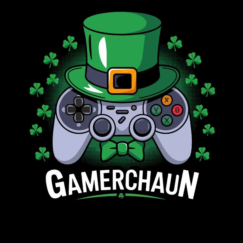 Gamerchaun Shamrock St Patrick's Day Leprechaun