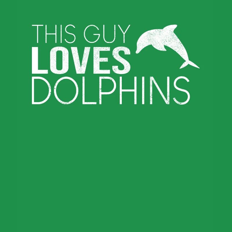 This guy loves dolphins
