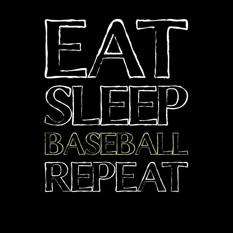 Manger du baseball du sommeil