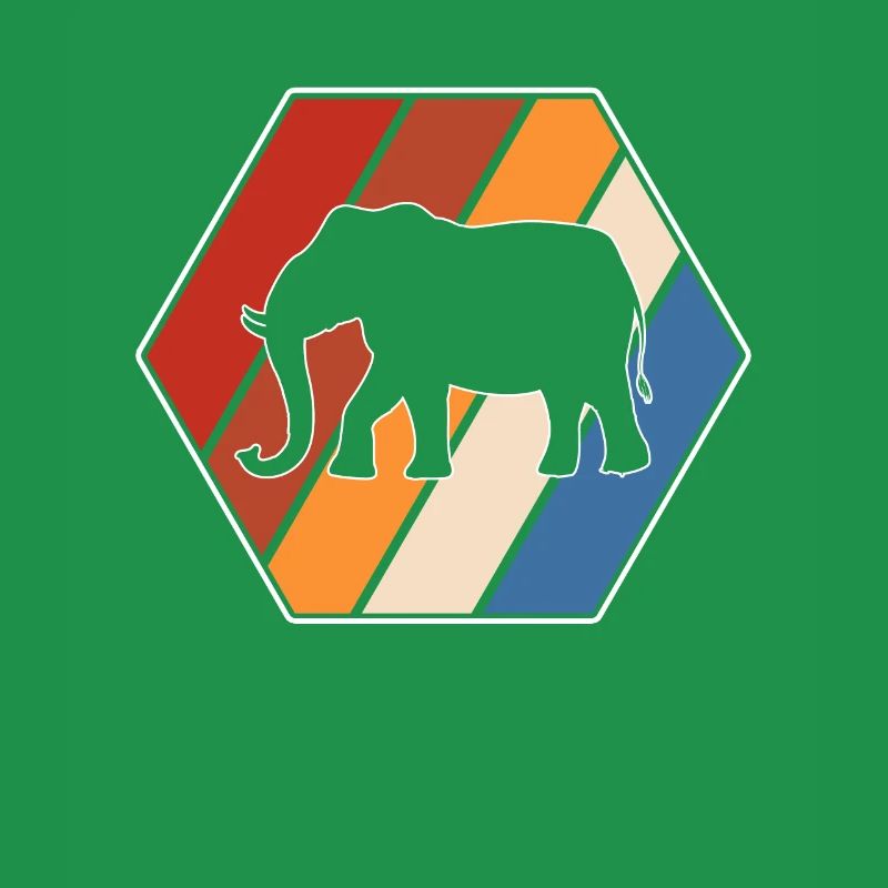 Éléphant Rétro