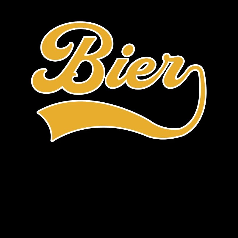Bier Schriftzug