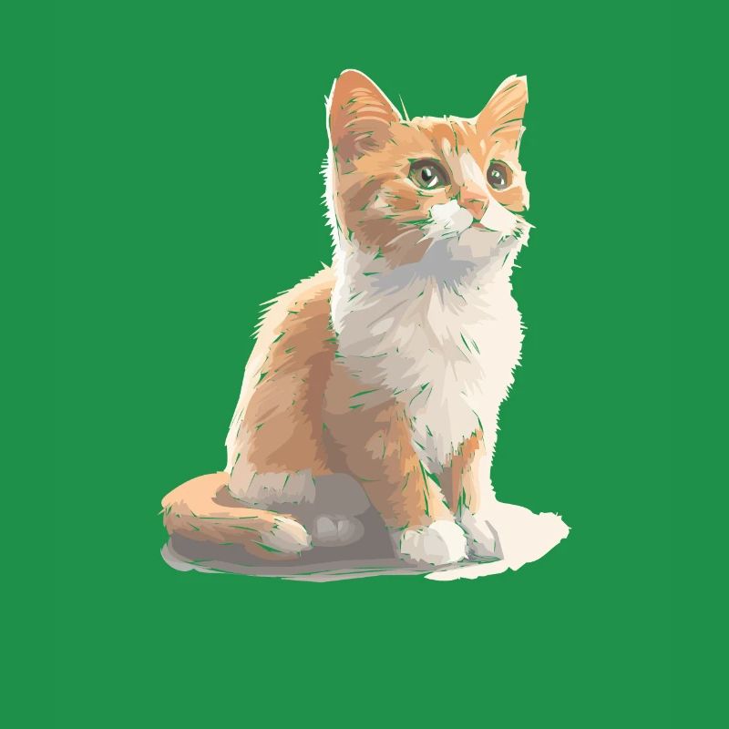 Dessin de chat mignon