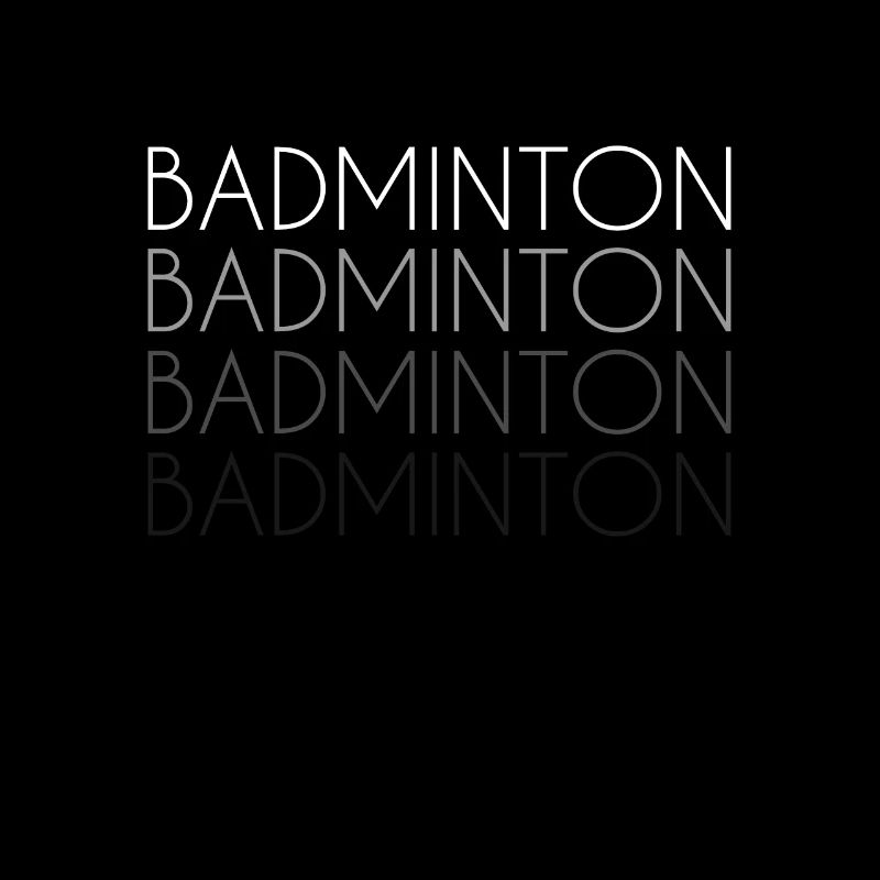 Lettrage de badminton