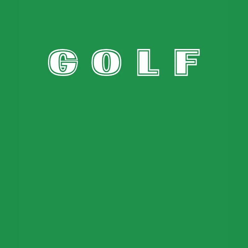 Lettrage de golf