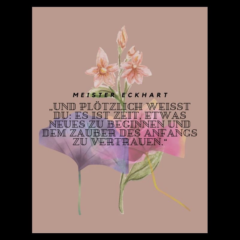 Pfingsten Zitat Meister Eckhart Feiertag Geschenk