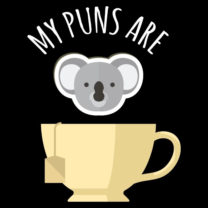 My Puns Are Koala Tea Drôle et mignon Koala Bear
