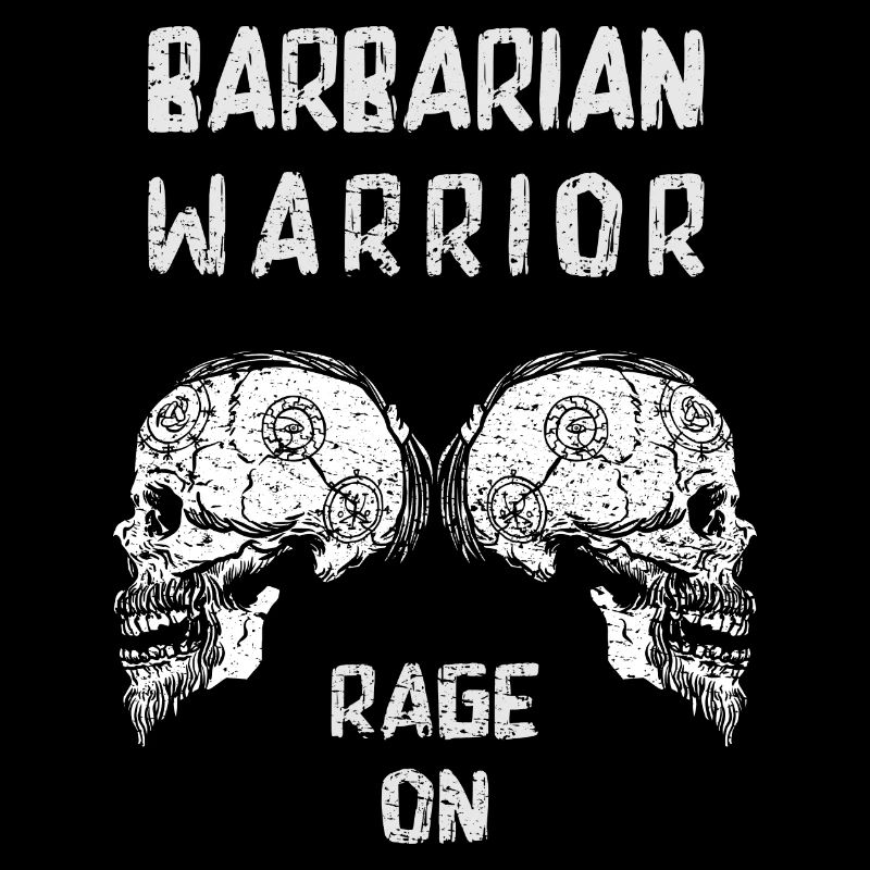 Barbarian Warrior Viking Rage Mode on Valhalla