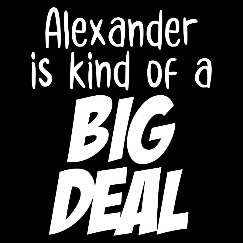 Alexander est un peu un gros problème
