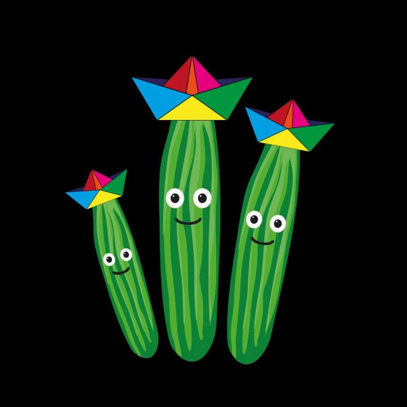 Trio de concombre,Concombre,Concombre,Concombre,Concombre,Concombre,Chapeau, Navire