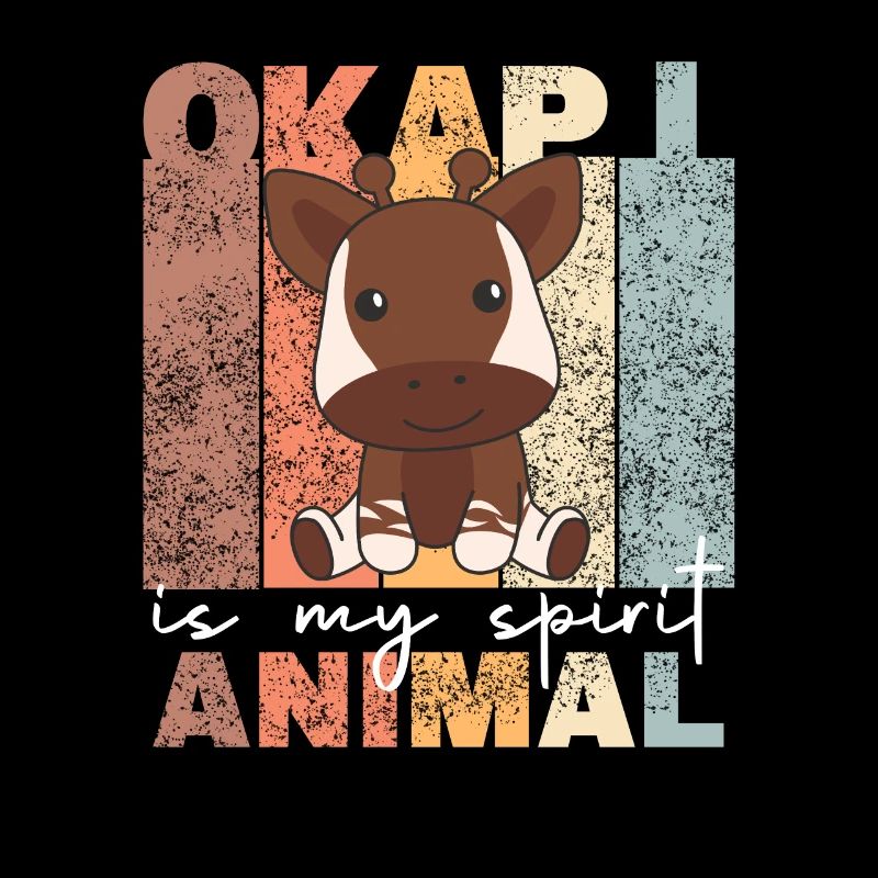 L’okapi est mon animal spirituel - Okapi doux