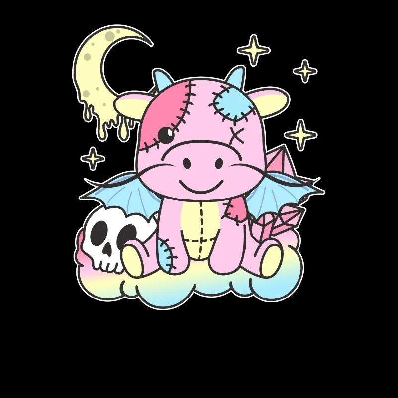 Kawaii Gothic Dragon Pastel Gothic Goth
