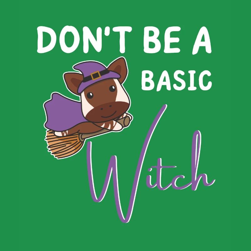 Okapi Halloween Hexen don't be a basic witch