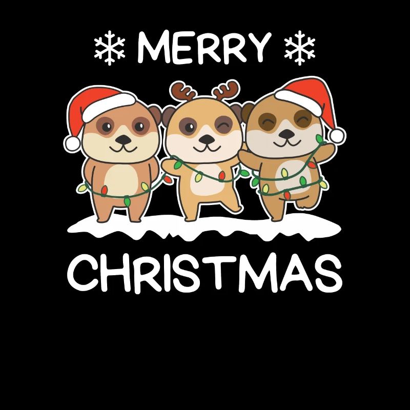 Joyeux Noël Suricate Veille de Noël