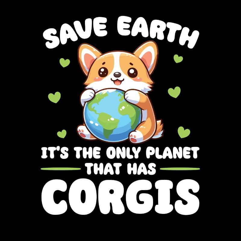 Ist der einzige Planet mit Corgis Earth Day