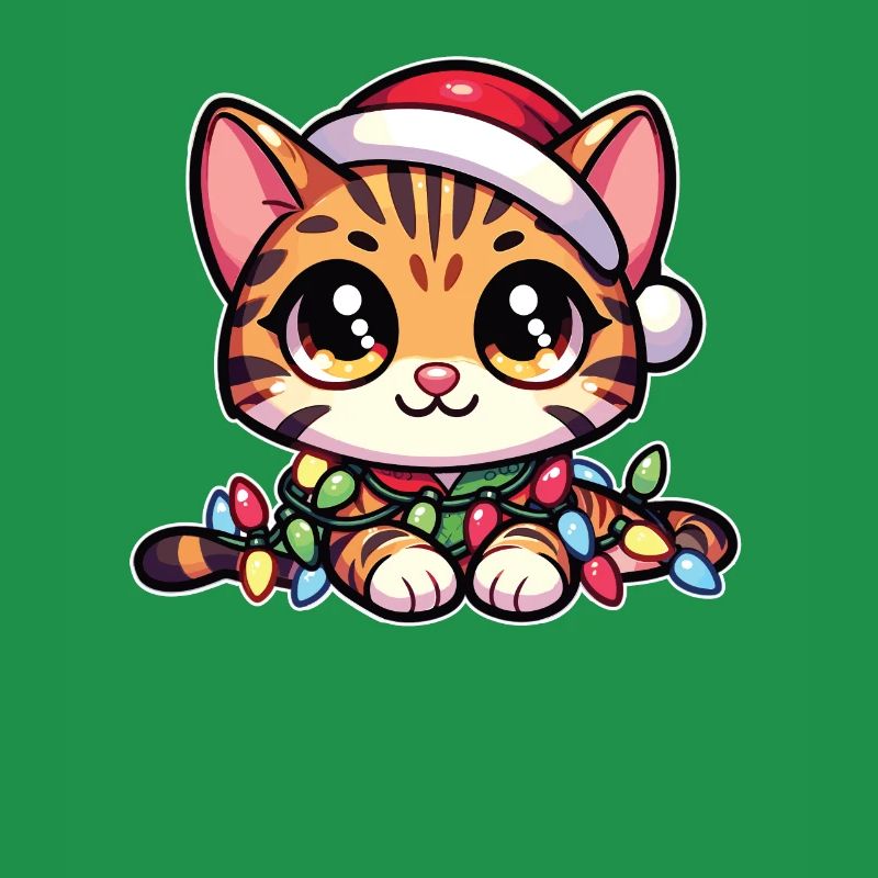 Fées de Noël Bengal Chat
