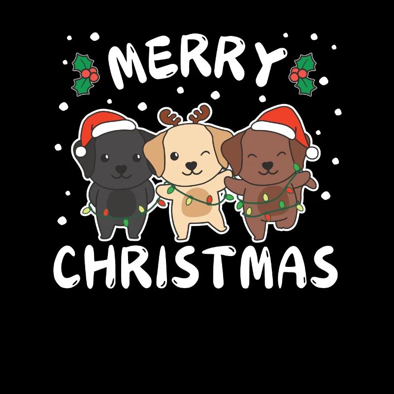 Joyeux Noël doux Labrador
