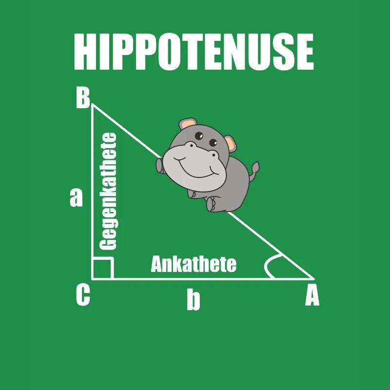 Nerd Geometry Hippotenuse Hypotenuse Math