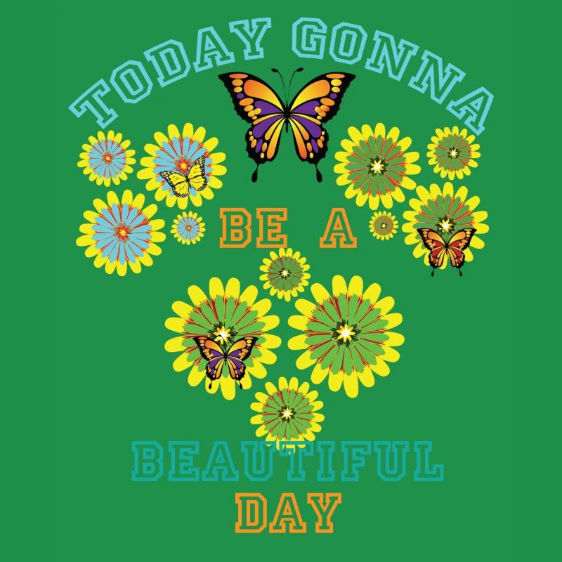 Heute wird ein schöner Tag dunkle Hemden