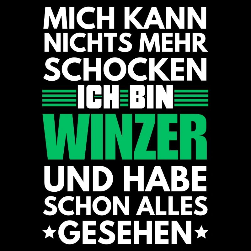 Nicht schockbarer Winzer