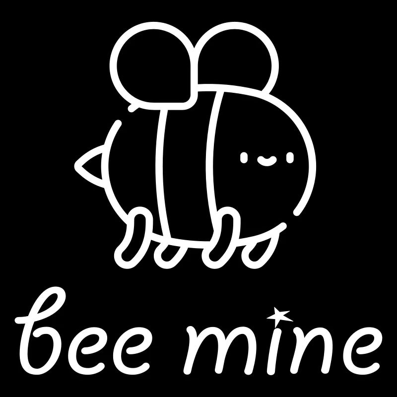 bee mine honeybee Biene Spruch Witzig Geschenk
