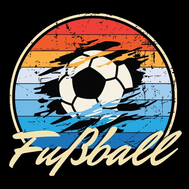 Fußball Vintage Retro Style Geburtstags Geschenk