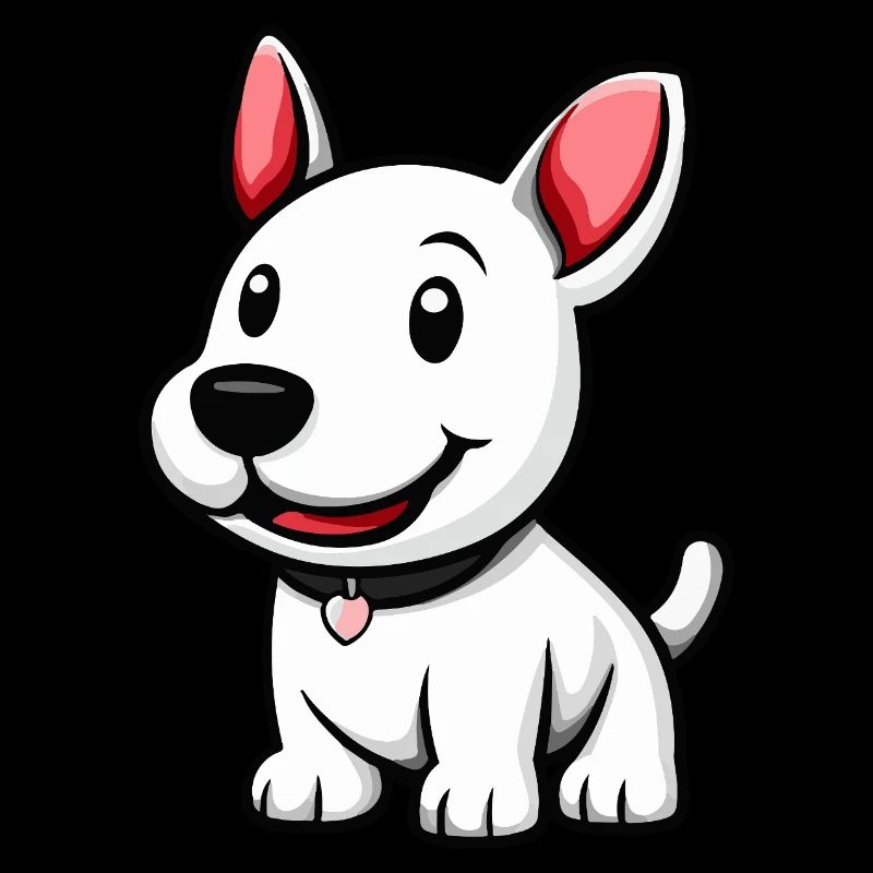 Bull Terrier Hund Niedlich