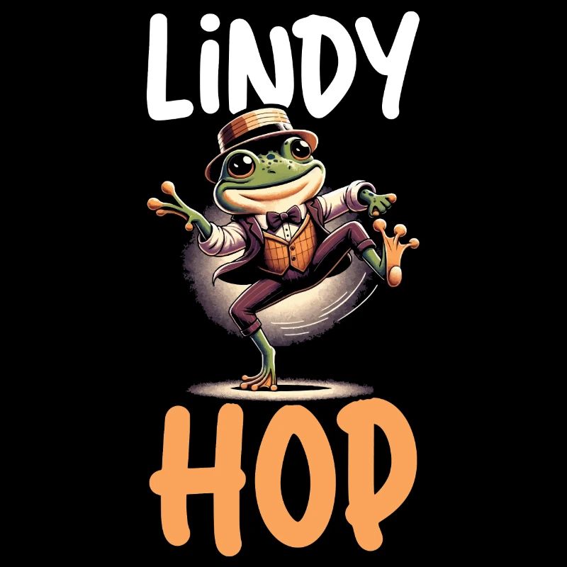 Lindy Hop Dancer Swinging Dancing Swing Dance