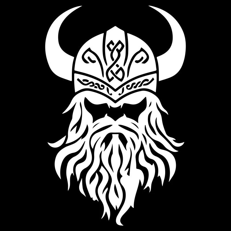 Wikinger Kopf Symbol