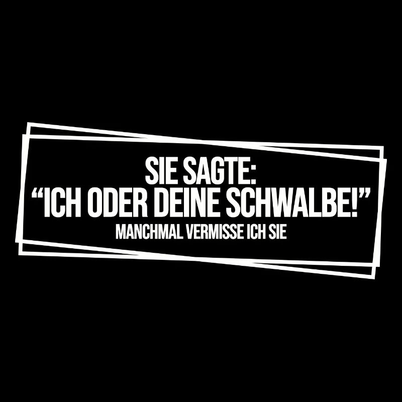 Lustiger Schwalbe Spruch Mofa Moped Geschenk