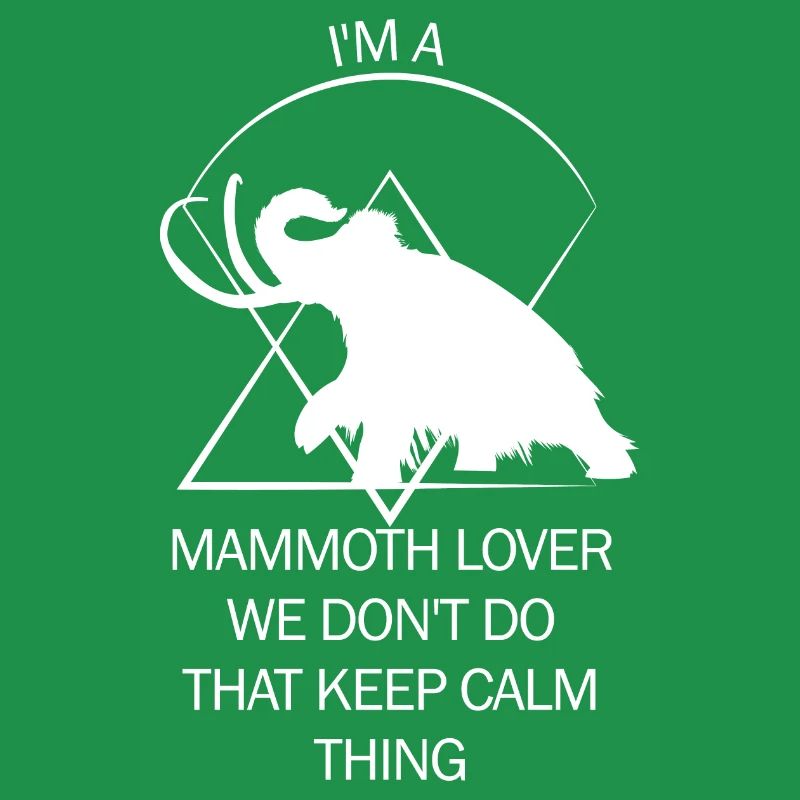 Lustiges Mammut Steinzeit Eiszeit Design Urzeit
