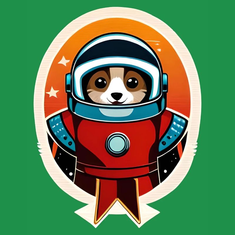 Chat astronaute mignon