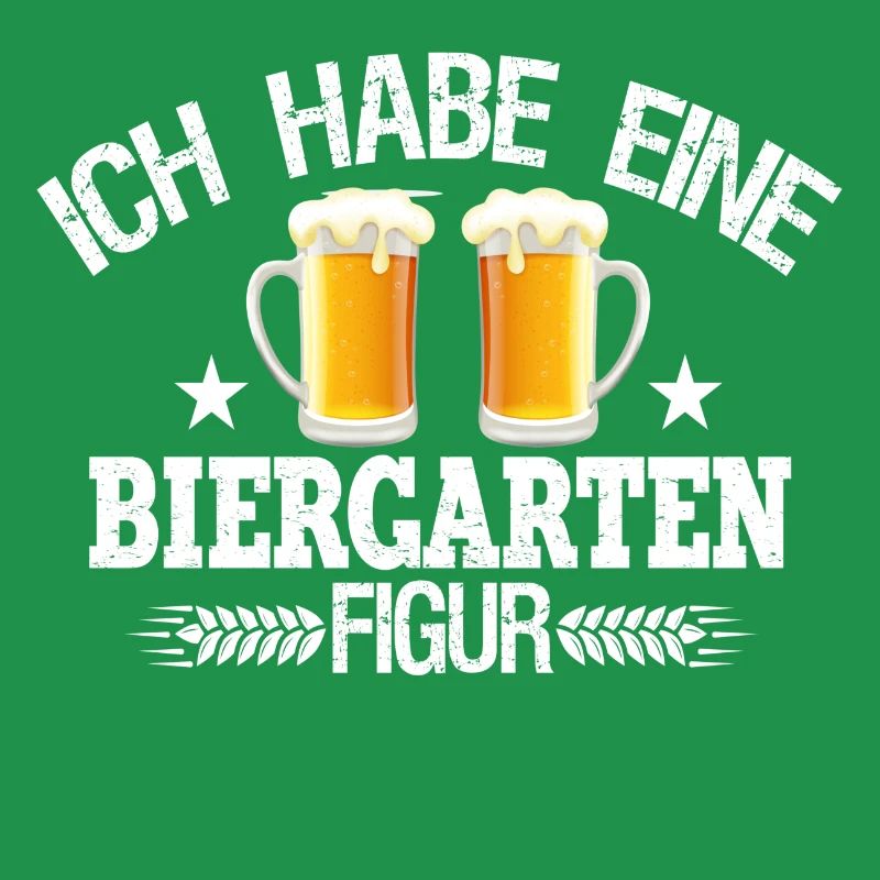 Ich habe eine Biergarten Figur