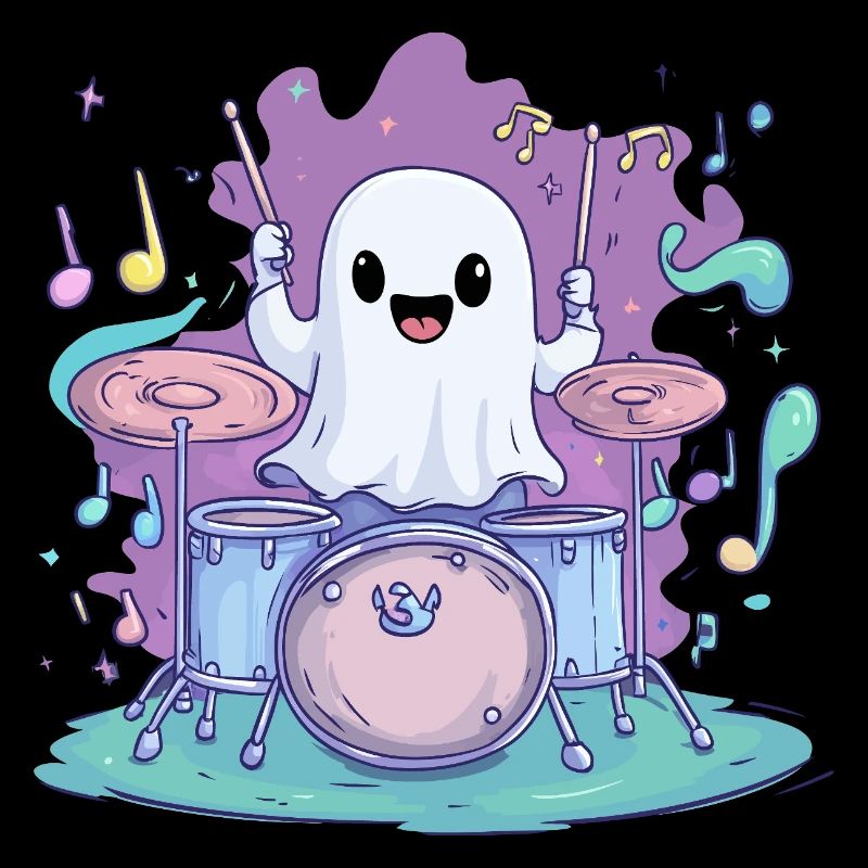 Geist Schlagzeug Kostüm Halloween