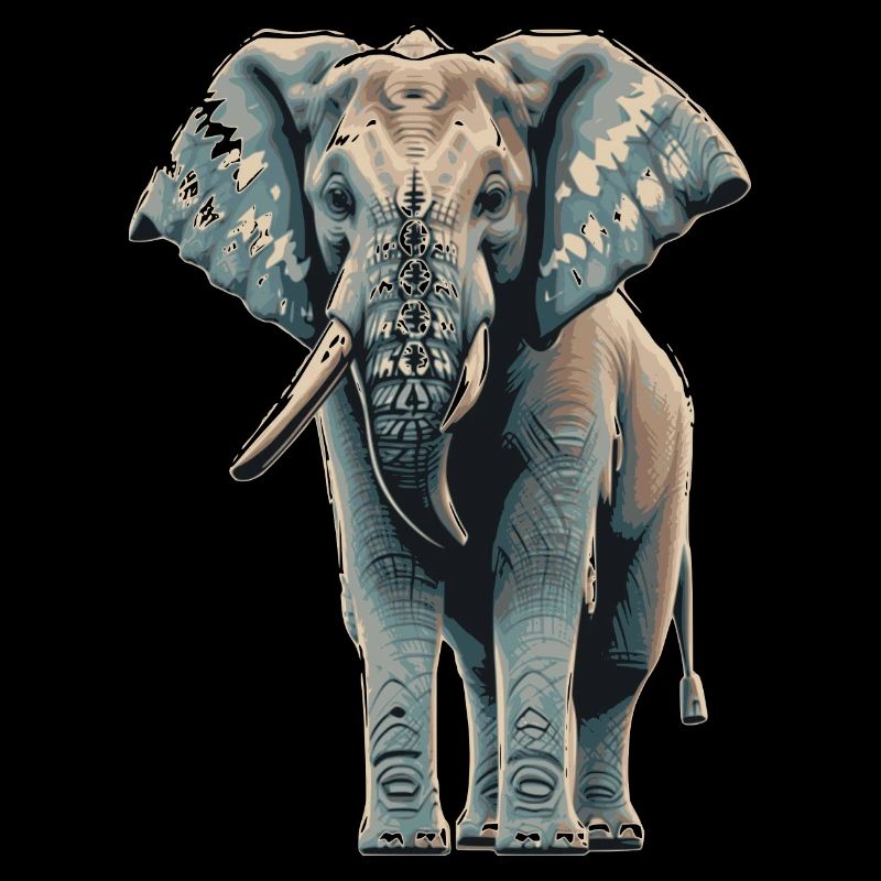 blue elefant