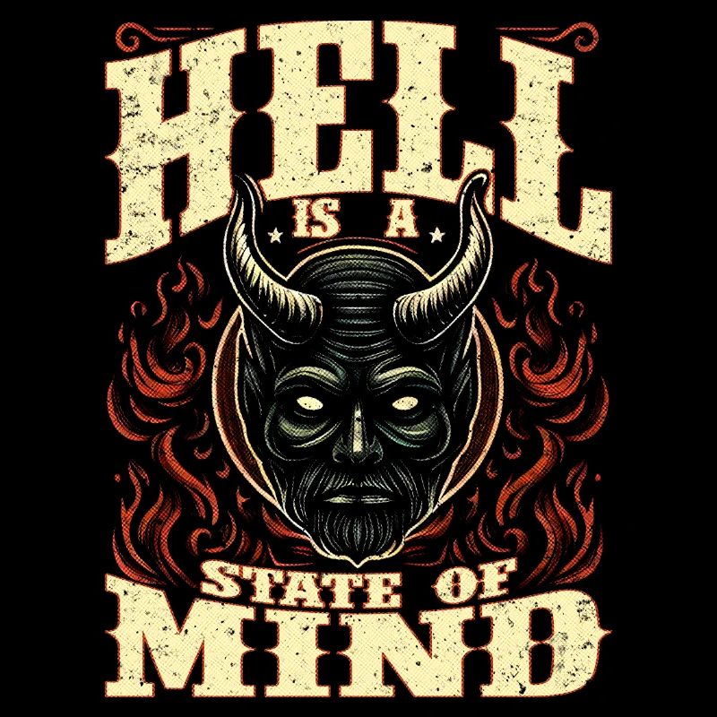 Retro Demon Design Hell ist ein Geisteszustand