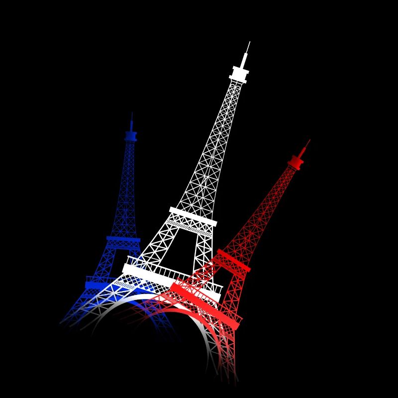 TOUR EIFFEL (Bleu-Blanc-Rouge)