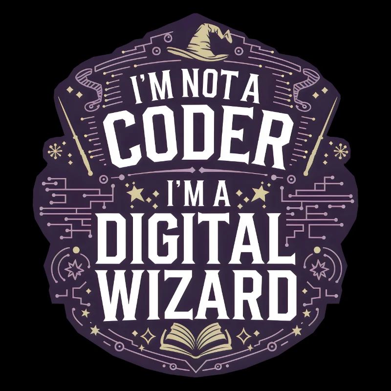 I'm Not a Coder I'm a Digital Wizard Programmer